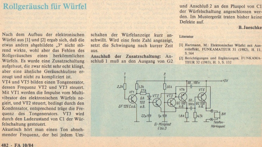 W&uuml;rfelrollen